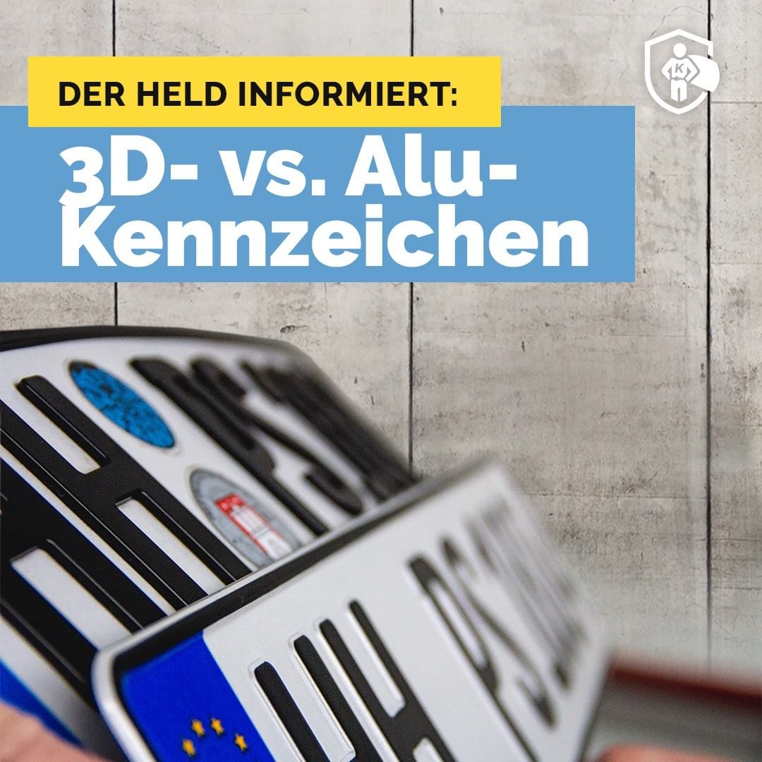 Artikel Teaser: 3D Kennzeichen Vergleich