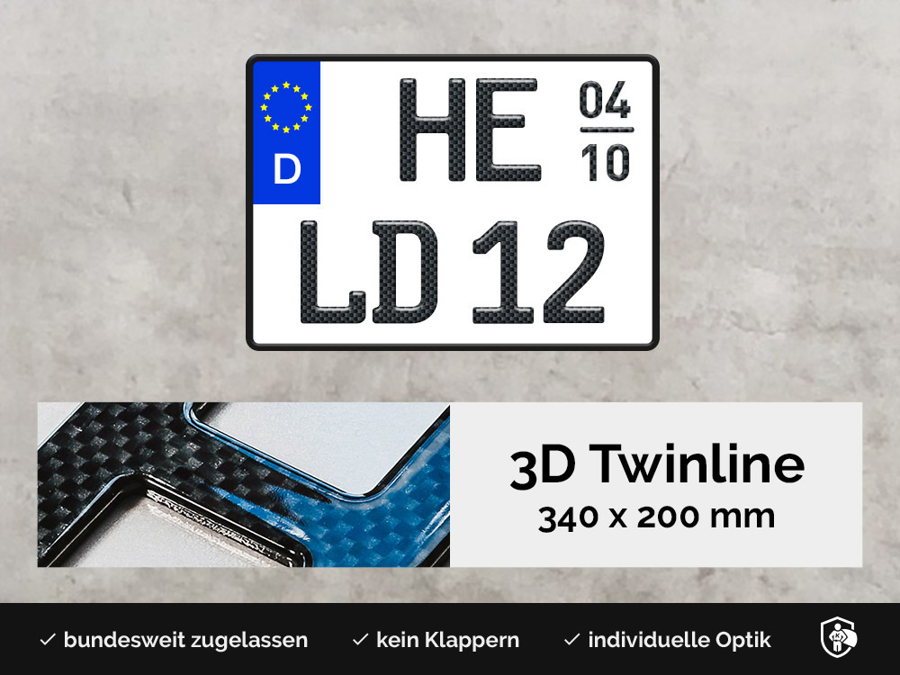 3D TWINLINE Saison in Carbon-Optik 340 x 200