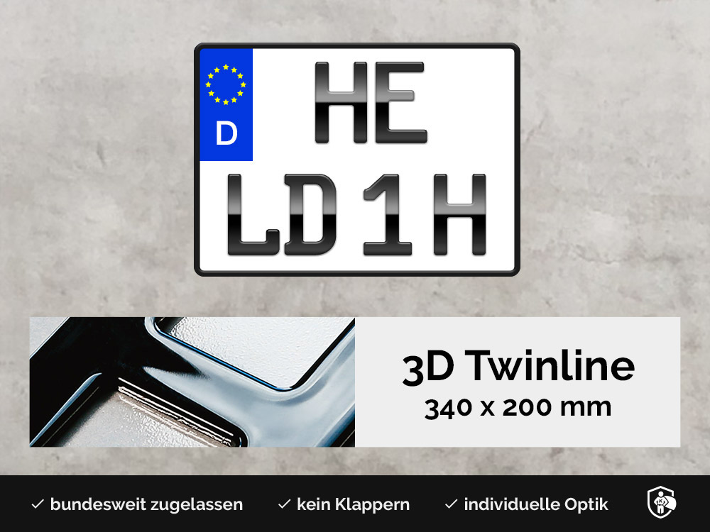 3D TWINLINE Historisch in Hochglanz 340 x 200