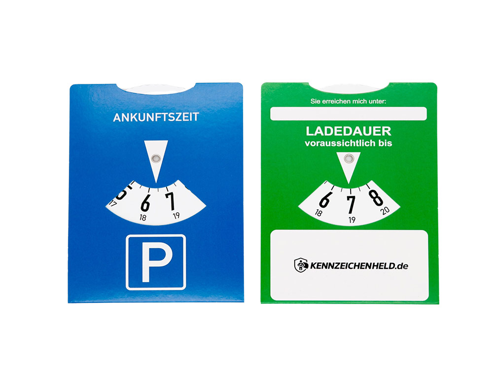 Spar-Set: 3D E-Kennzeichen (520mm) in Hochglanz mit Easy Fix 