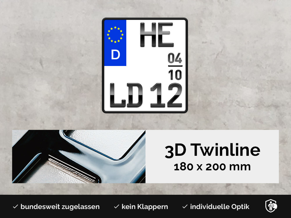 3D TWINLINE Saison in Hochglanz 180 x 200