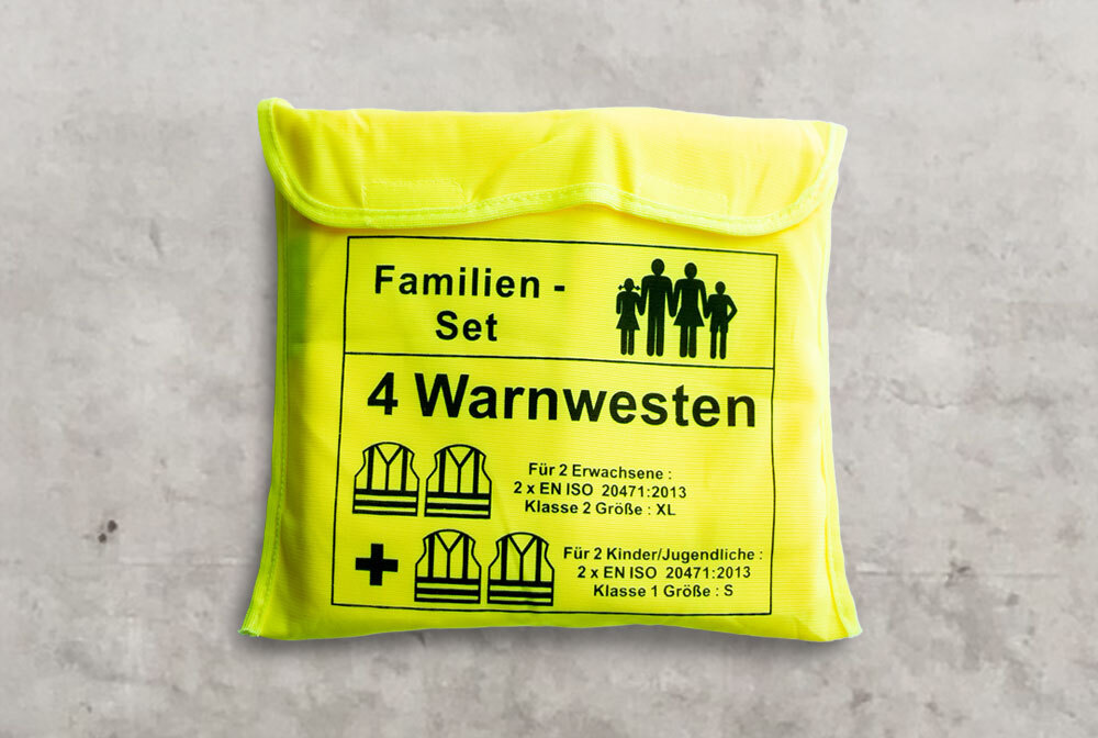 Warnwesten Familien-Set Gr. S und Gr. XL / 4 Stk. kaufen bei OBI