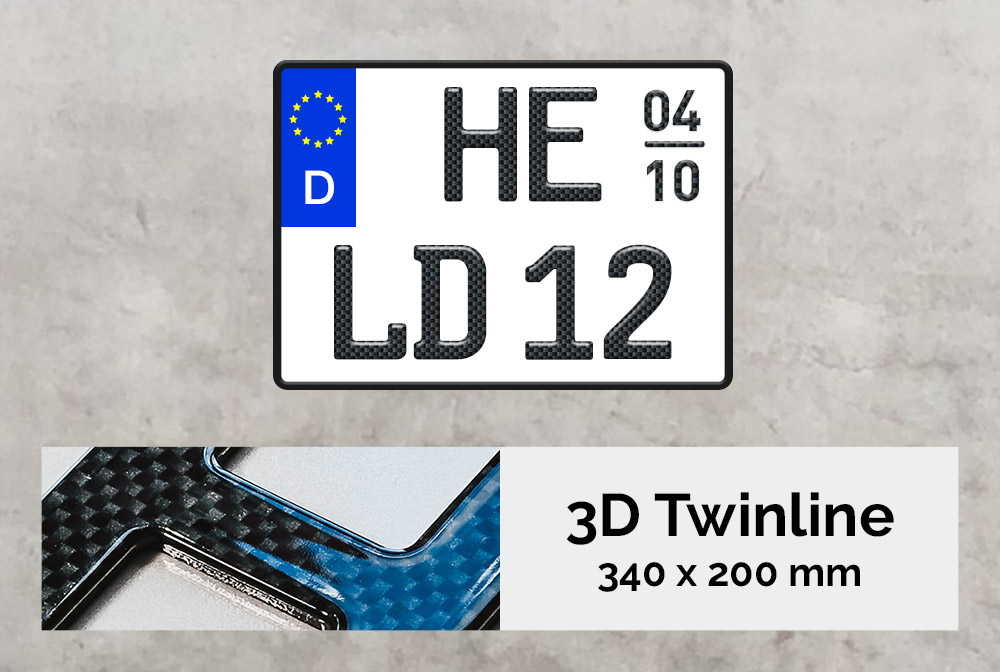 3D TWINLINE Saison in Carbon-Optik 340 x 200